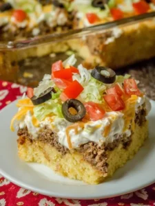 Easy Cheesy Taco Casserole — dinner done in one dish
