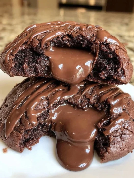 Easy Chocolate Lava Brownie Cookies Recipe Homemade Lava Brownie Cookies Guide Gluten-free Chocolate Lava Cookies Best Cho...