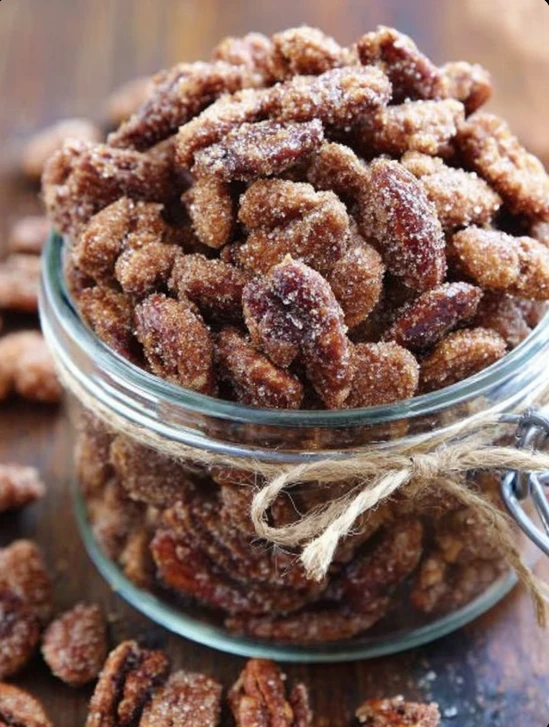 Easy Cinnamon Sugar Nuts Recipe Homemade Glazed Nuts Tutorial Sweet Snack Ideas Cinnamon Nuts DIY Cinnamon Sugared Nuts Ho...