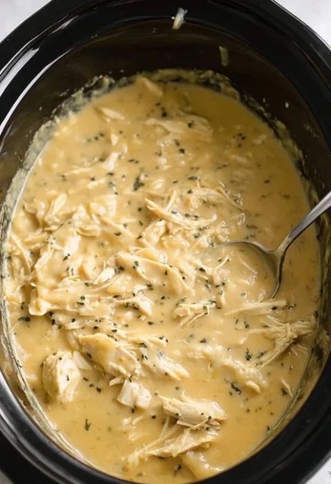 Easy Crockpot Chicken And Gravy Recipe Tender Crockpot Chicken Gravy Ideas Creamy Crockpot Chicken Dinners Fuss-free Slow ...