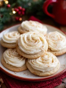 Easy Eggnog Cookies — soft, spiced & holiday-ready