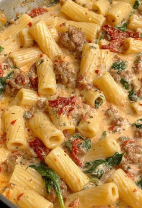 Easy Italian Sausage Pasta Recipe 30 Minute Italian Sausage Pasta Cheesy Italian Sausage Pasta Quick Flavorful Sausage Pas...