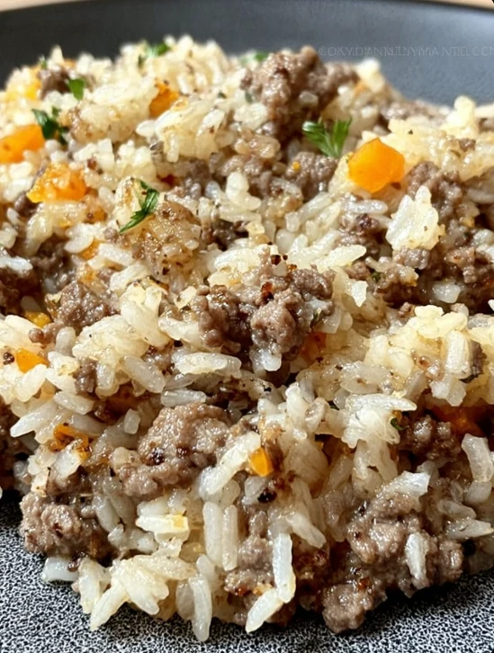 Nana’s Weeknight Italian Sausage and Rice Skillet