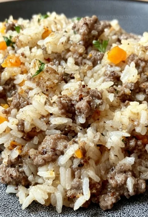 Easy Italian Sausage Rice Skillet Recipe One-pan Sausage And Rice Dinner Quick Weeknight Sausage Skillet Meal Healthy Ital...