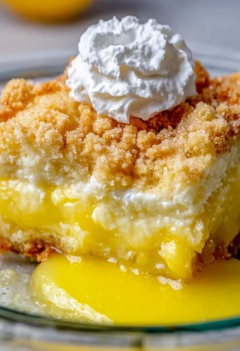 Easy Lemon Cream Cheese Dump Cake Recipe Best Church Supper Dessert Ideas Cozy Church Potluck Cake Recipes Lemon Cream Che...