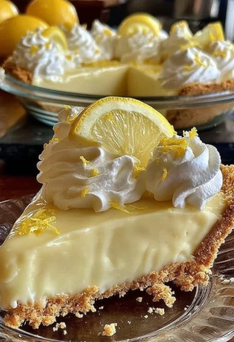 Easy Lemon Cream Cheese Pie Recipe No-bake Lemon Cream Cheese Pie Best Lemon Pie With Cream Cheese Lemon Cream Cheese Pie ...