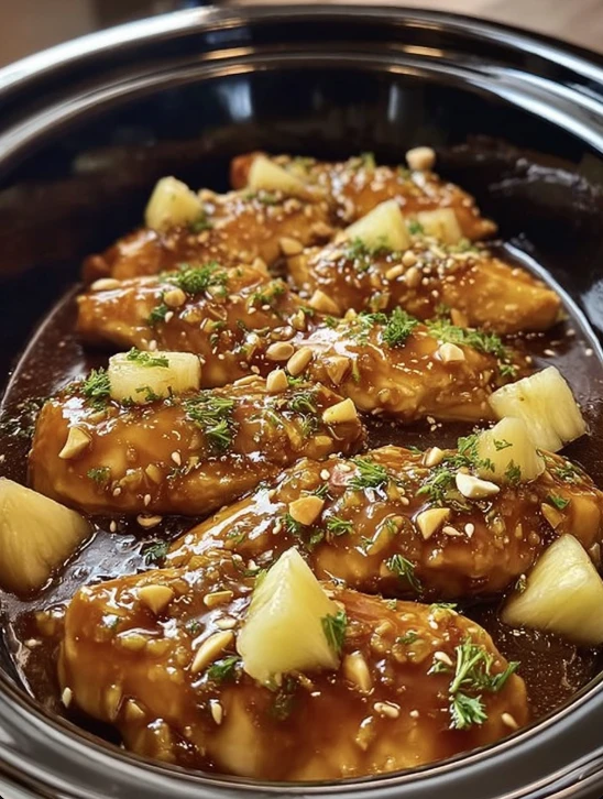 Easy Macadamia Pineapple Chicken Recipe Best Family Chicken Dinner Ideas Tropical Pineapple Macadamia Chicken How To Cook ...