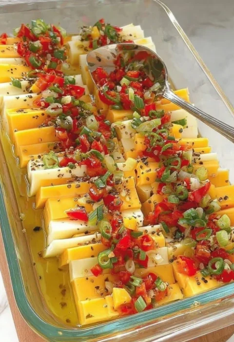 Easy Marinated Cheese Plate Recipe Best Cheese For Marinating Flavorful Marinated Cheese Ideas How To Marinate Cheese At H...