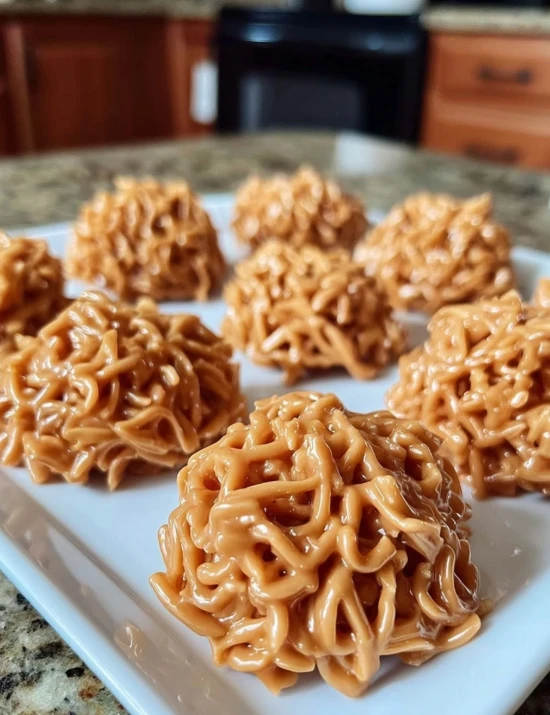 Easy No-Bake Peanut Butter Haystacks Recipe