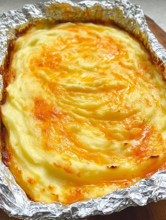 Easy Oven Baked Cheesy Mashed Potatoes Recipe Best Cheese For Oven Baked Mashed Potatoes How To Make Cheesy Mashed Potatoe...