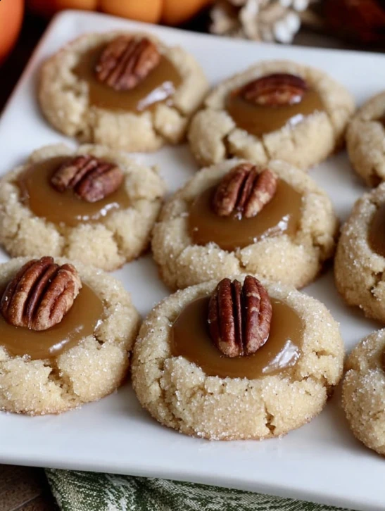 Easy Pecan Pie Cheesecake Cookies Recipe Gooey Caramel Pecan Cookie Ideas Soft Cookie With Pecan Center Recipe Homemade Pe...