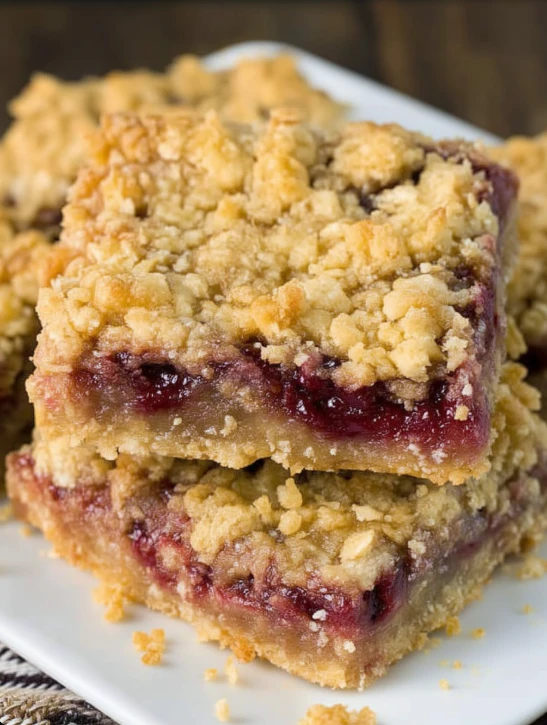 Easy Raspberry Oatmeal Crumble Bars Recipe Homemade Raspberry Oatmeal Bars Gluten Free Raspberry Crumble Bars Vegan Raspbe...