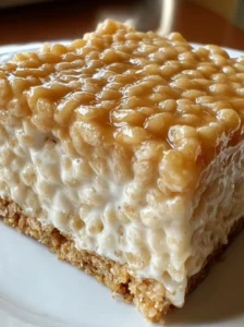 Rice Krispie Treat Cheesecake
