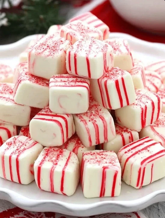 Easy Soft Christmas Peppermints for your holiday cookie tray