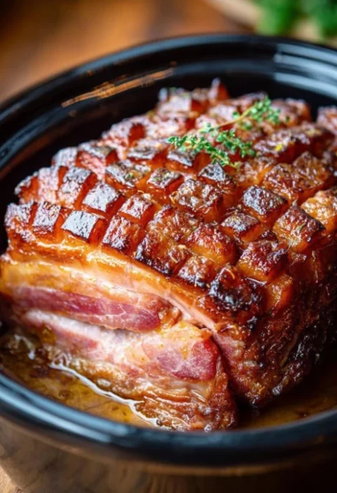 Easy Southern Maple Ham Recipe Best Two Ingredient Ham Glaze Slow Cooker Maple Ham Southern Style Quick Southern-style Ham...