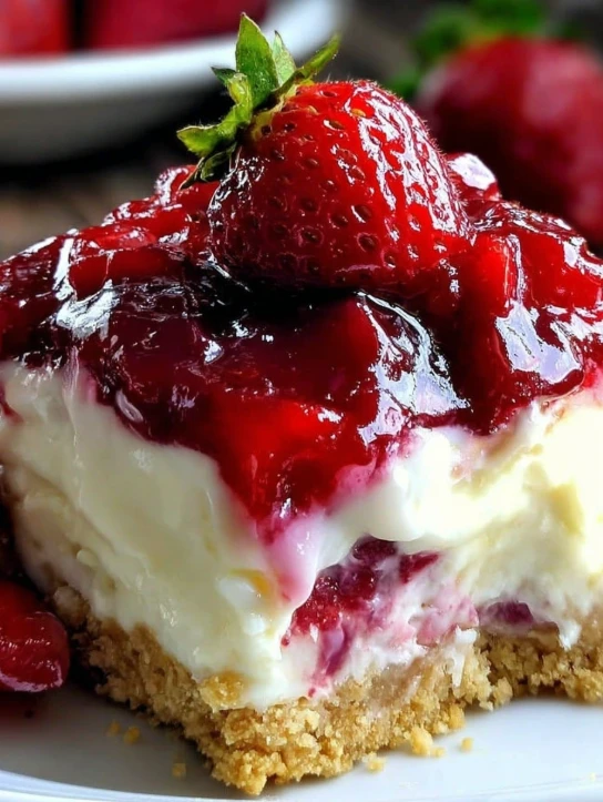 Easy Strawberry Cheesecake Dump Cake — no-fuss dessert with big flavor
