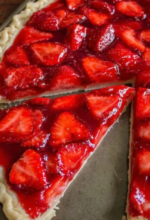 Easy Strawberry Slab Pie Recipe Homemade Strawberry Slab Pie Best Strawberry Slab Pie Ingredients Strawberry Slab Pie With...