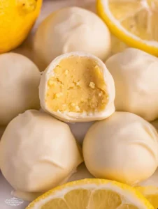 Easy White Chocolate Lemon Truffles