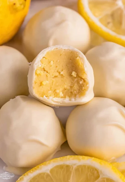 Easy White Chocolate Lemon Truffles Recipe How To Make Lemon Truffles With White Chocolate Best White Chocolate Lemon Truf...