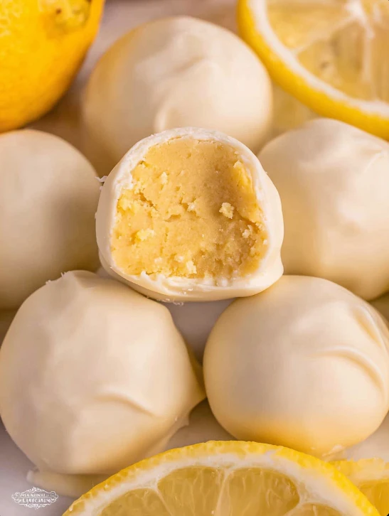 Easy White Chocolate Lemon Truffles Recipe How To Make Lemon Truffles With White Chocolate Best White Chocolate Lemon Truf...