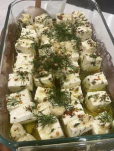Elegant Marinated Cheese Plate