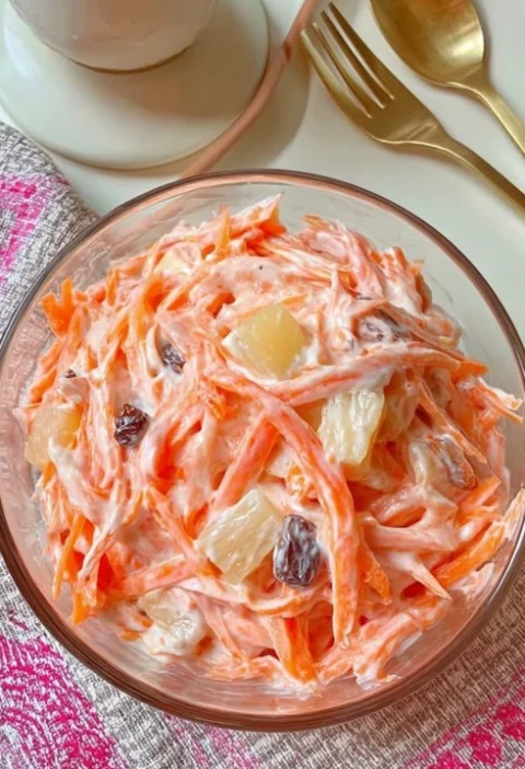 Grandma's Carrot Raisin Salad Recipe Best Carrot Raisin Salad Recipe Healthy Carrot Raisin Salad Ideas Easy Carrot Raisin ...