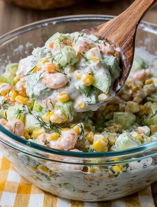 Grandma’s Coastal-Style Chopped Shrimp Salad