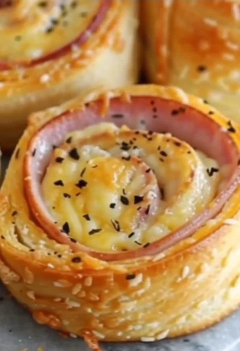 Ham Cheese Pinwheels Recipe