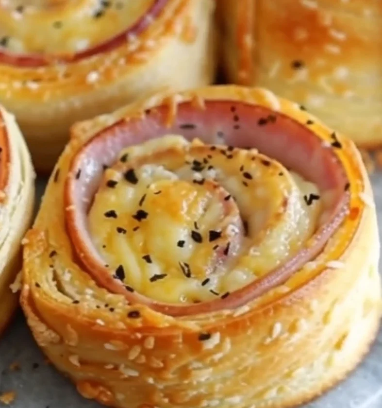 Ham Cheese Pinwheels Recipe
