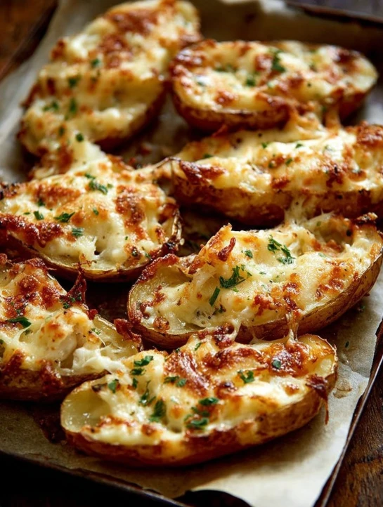 Homemade Cheesy Potato Wedges Recipe Grandma's Baked Potato Wedges Best Cheese For Potato Wedges Easy Cheesy Potato Wedges...