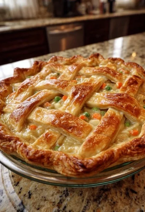 Homemade Chicken Pot Pie Recipe Easy Savory Chicken Pot Pie Warm Homestead Chicken Pie Best Chicken Pot Pie Crust Ideas He...