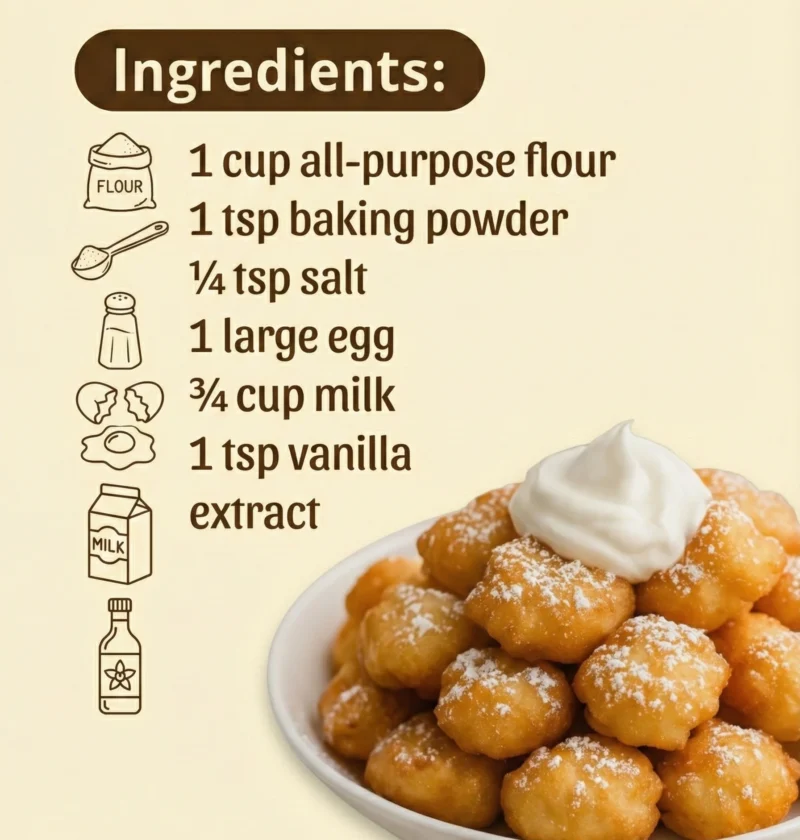 Homemade Funnel Cake Bites