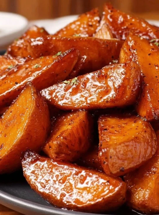 Cozy Grandma’s Honey Cinnamon Roasted Sweet Potatoes