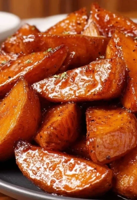 Honey Cinnamon Roasted Sweet Potatoes Recipe Cozy Grandma's Sweet Potato Dish Best Honey Roasted Sweet Potatoes Cinnamon S...