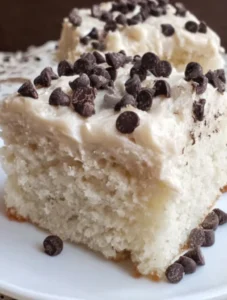 Midwest Country Cannoli Poke Cake
