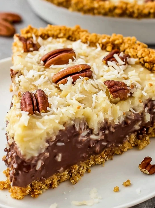 Cozy Grandma’s No-Bake German Chocolate Pie