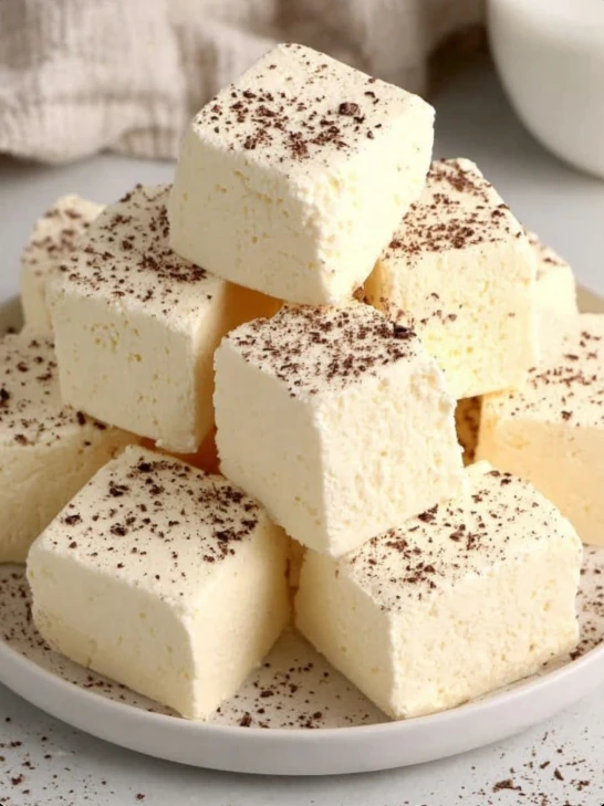 No-Fail Eggnog Fudge — silky texture, warm holiday spice