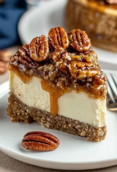 Old-fashioned Pecan Pie Cheesecake Recipe Country Bakery Pecan Cheesecake Best Pecan Pie Cheesecake Near Me Homemade Pecan...