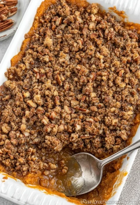 Paula Deen Sweet Potato Casserole Recipe Easy Paula Deen Sweet Potato Casserole Paula Deen Southern Sweet Potato Casserole...
