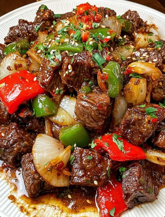 Pepper Steak With Bell Peppers Recipe Easy Pepper Steak With Onions Best Pepper Steak With Bell Peppers Homemade Pepper St...