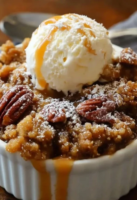 Pumpkin Pecan Cobbler Recipe Easy Pumpkin Pecan Cobbler Best Pumpkin Pecan Cobbler Dessert Homemade Pumpkin Pecan Cobbler ...