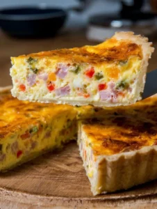 Retro Diner Western Omelet Quiche