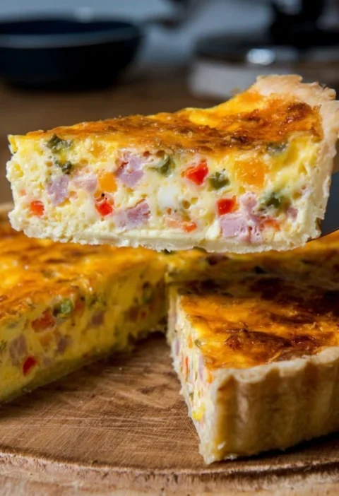 Retro Diner Western Omelet Quiche Recipe Best Western Omelet Quiche Retro Diner Brunch Ideas Low Carb Western Omelet Quich...