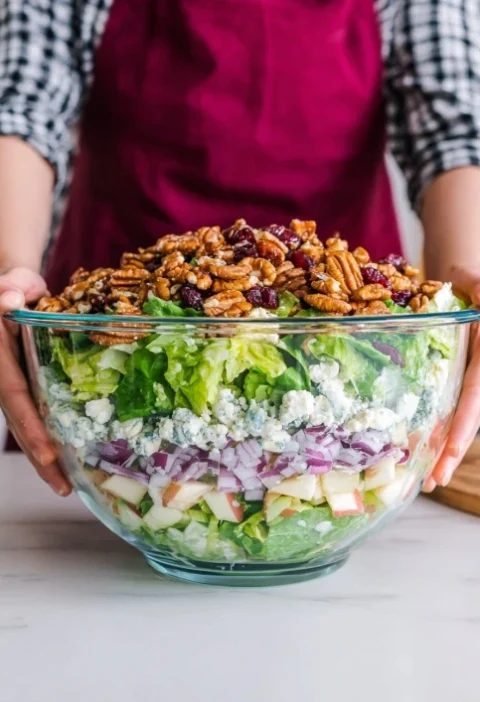 Seven-layer Christmas Salad Recipe Easy Seven-layer Christmas Salad Best Seven-layer Salad For Christmas How To Make A Sev...