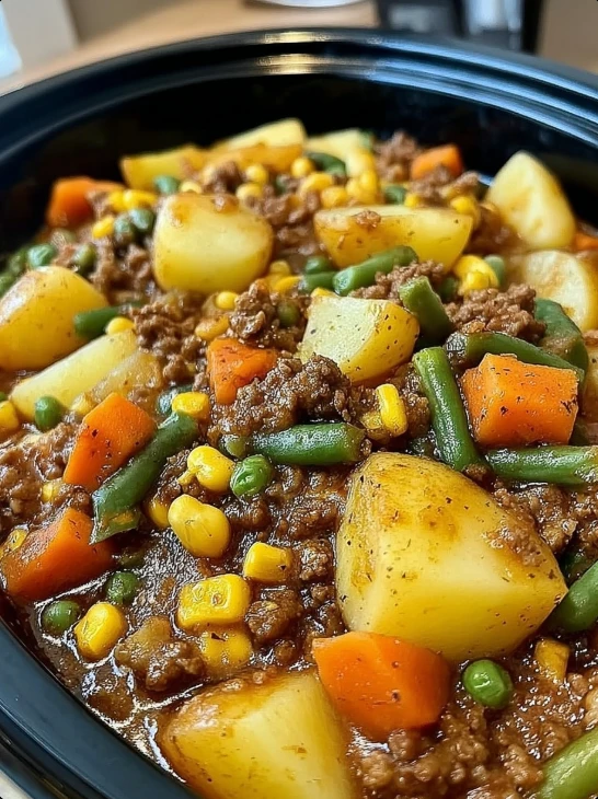 Slow Cooker Amish Harvest Casserole