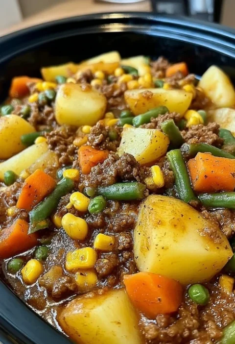 Slow Cooker Amish Harvest Casserole Recipe Easy Amish Harvest Slow Cooker Casserole Make Amish Harvest Casserole In Slow C...