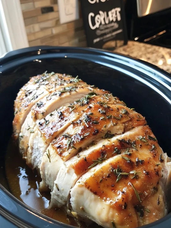 Slow Cooker Amish Maple Turkey Breast