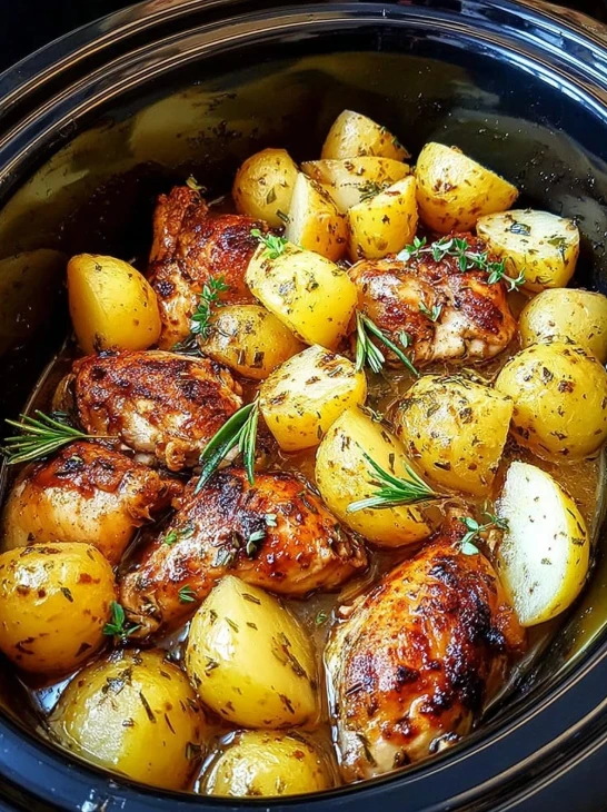 Slow Cooker Herb Chicken Recipe Herb-infused Chicken Slow Cooker Ideas Best Slow Cooker Chicken And Potatoes Easy Herb Chi...