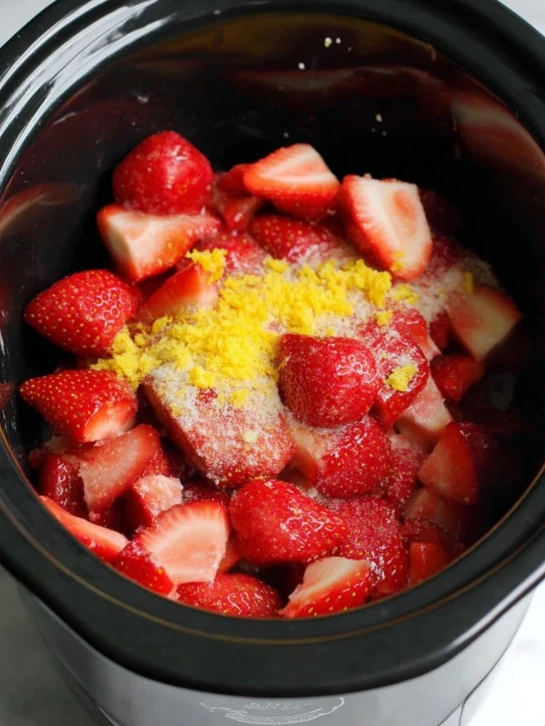 Slow Cooker Strawberries