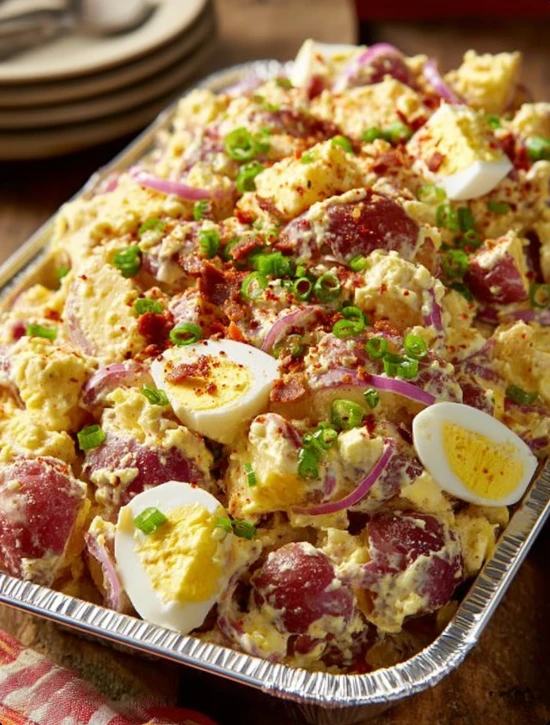 Southern Deviled Egg Potato Salad
